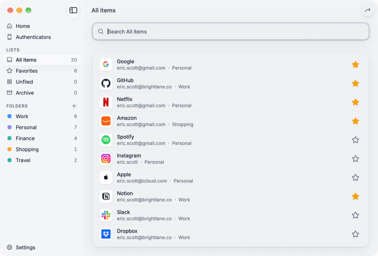 Zen Passwords on Mac